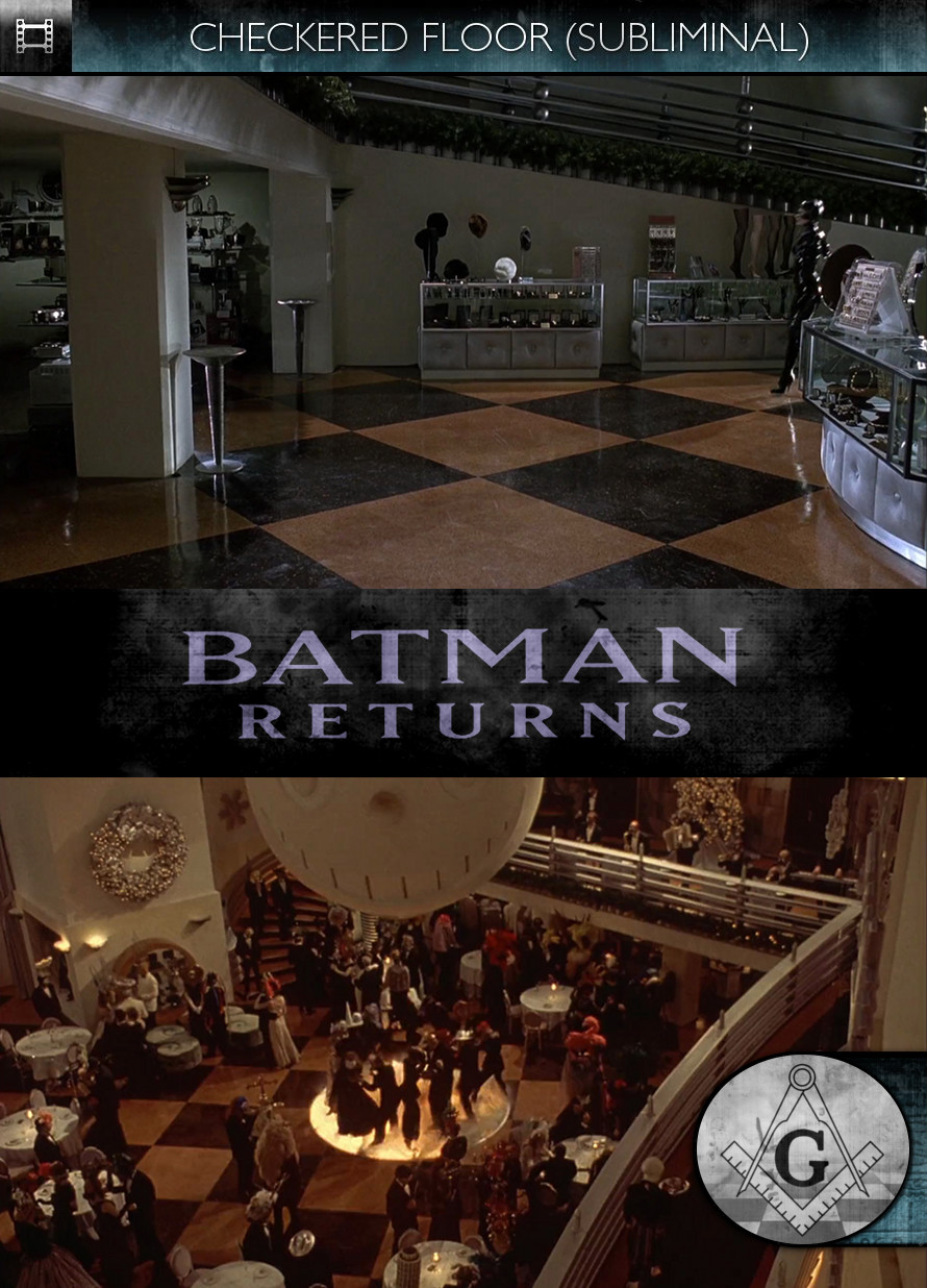 Batman Returns (1992) - Checkered Floor - Subliminal