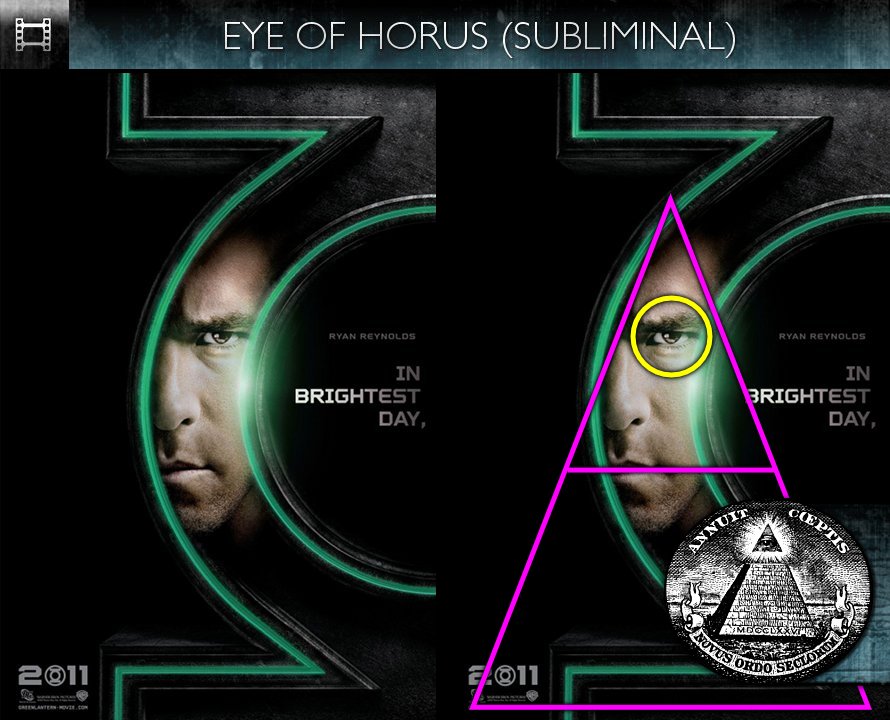 Green Lantern (2011) - Poster - Eye of Horus - Subliminal