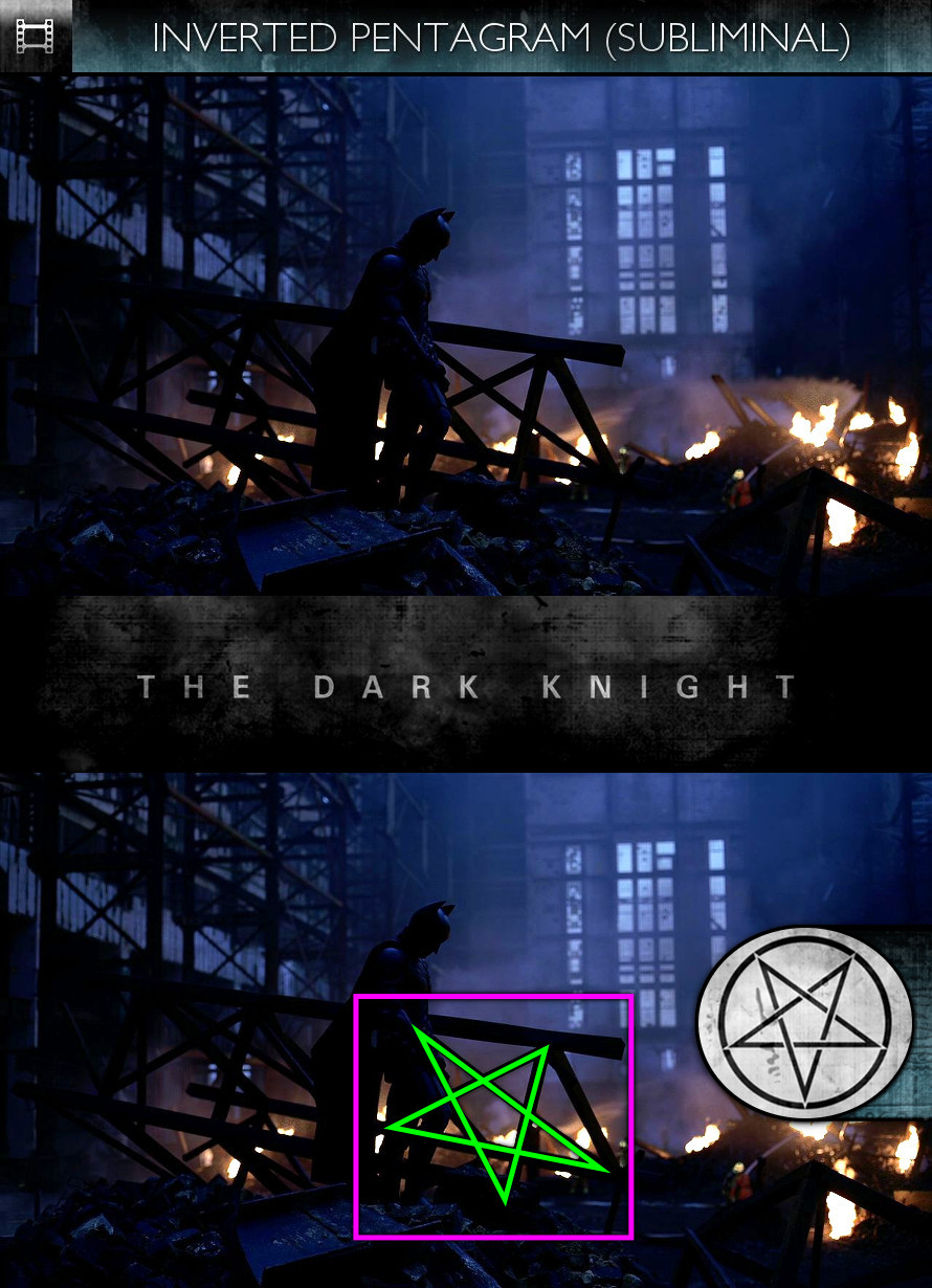 The Dark Knight (2008) - Inverted Pentagram - Subliminal