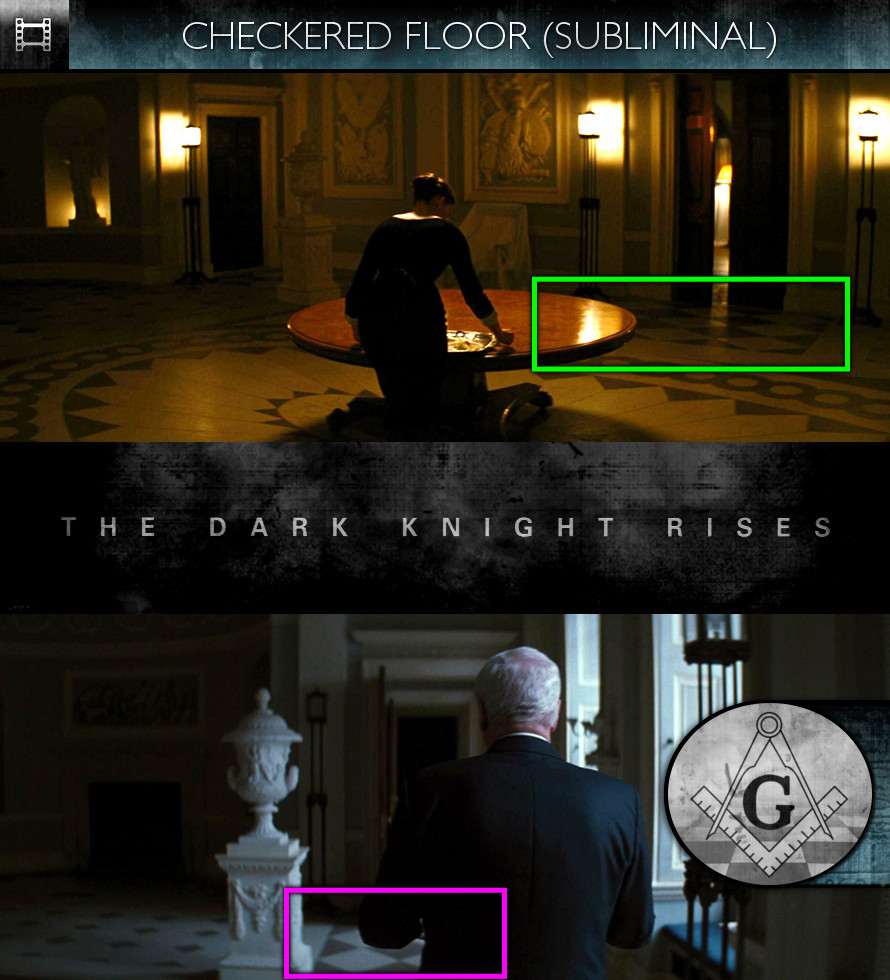 The Dark Knight Rises (2012) - Checkered Floor - Subliminal