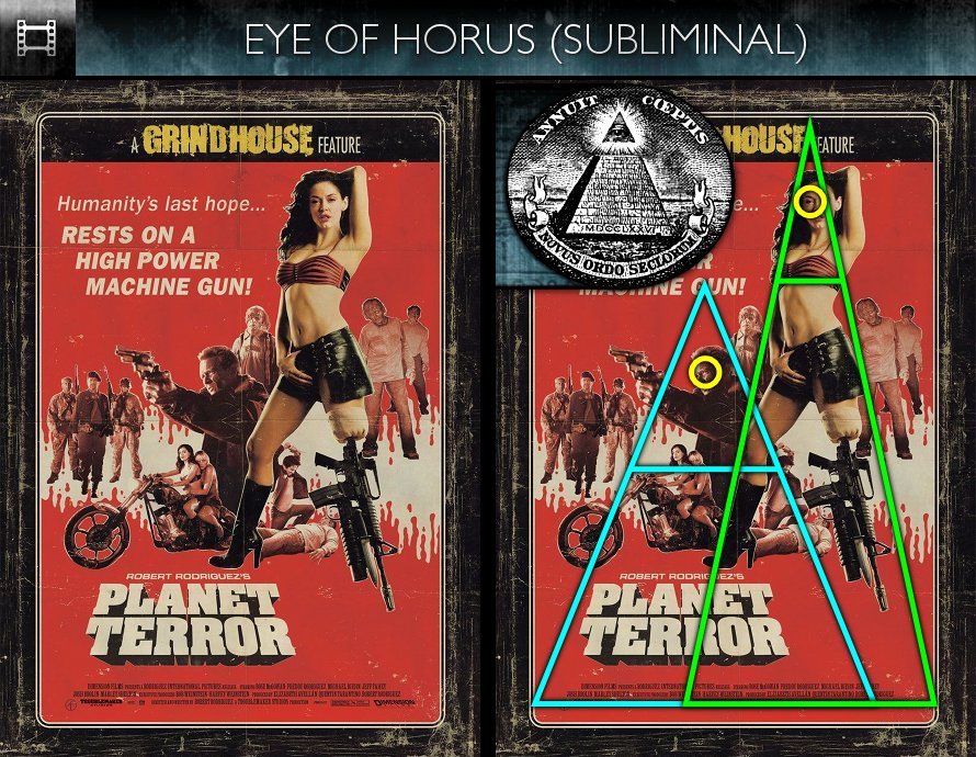 Grindhouse: Planet Terror (2007) - Poster - Eye of Horus - Subliminal