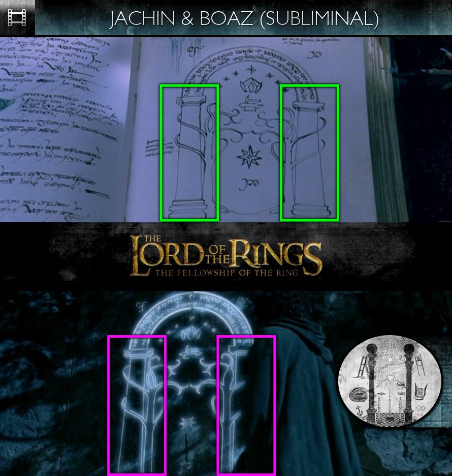 The Lord Of The Rings: The Fellowship Of The Ring (2001) - Jachin & Boaz - Subliminal