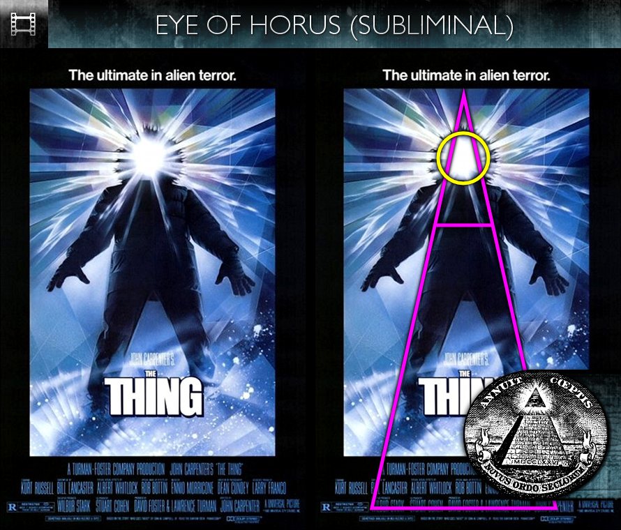 The Thing (1982) - Poster - Eye of Horus - Subliminal