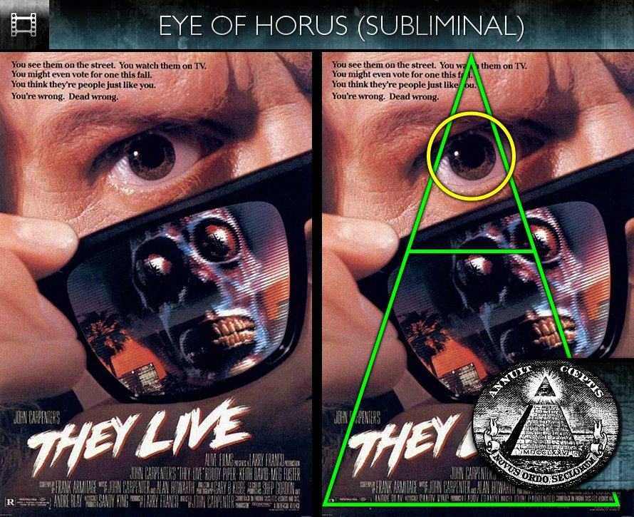 They Live (1988) - Poster - Eye of Horus - Subliminal
