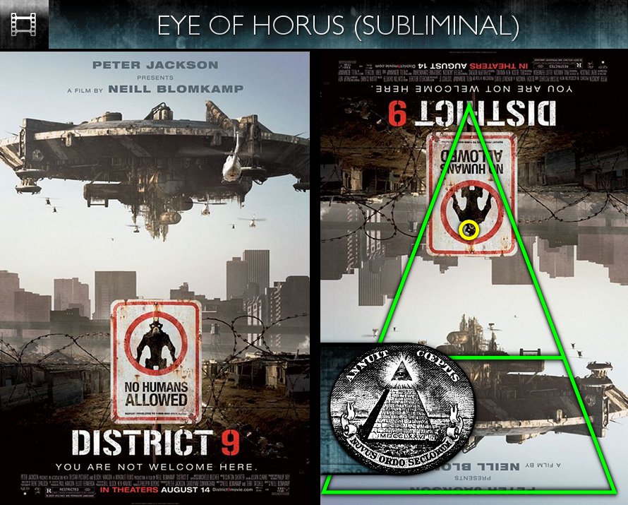 District 9 (2009) - Poster - Eye of Horus - Subliminal