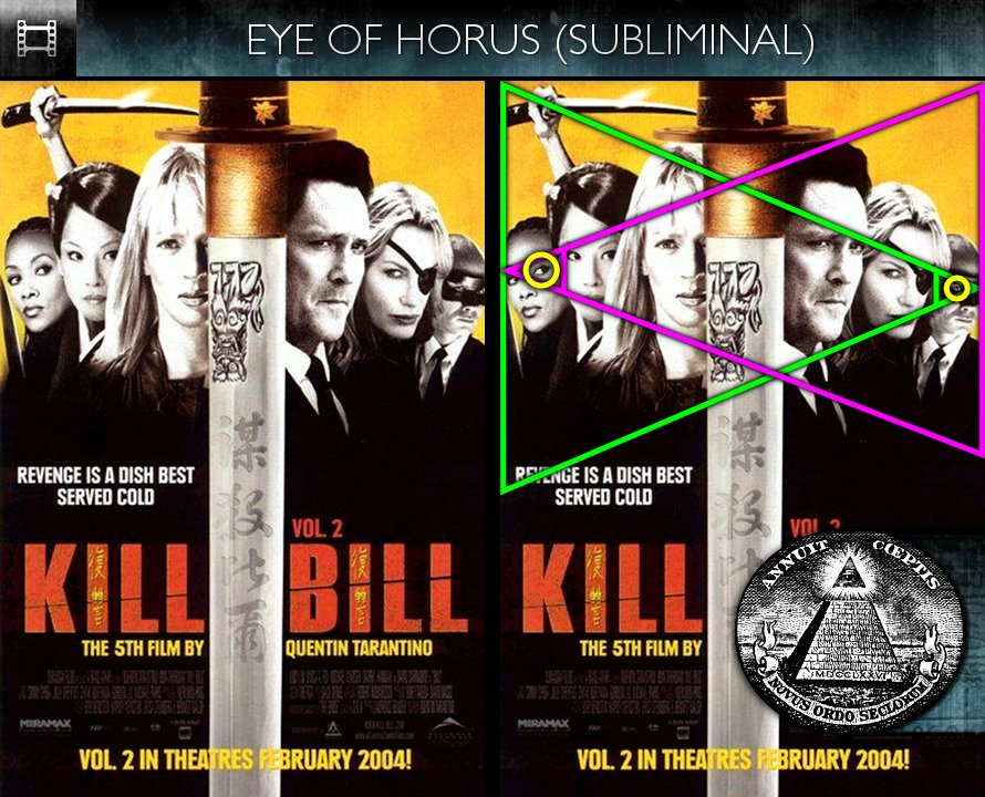 Kill Bill: Volume 2 (2004) - Poster - Eye of Horus - Subliminal