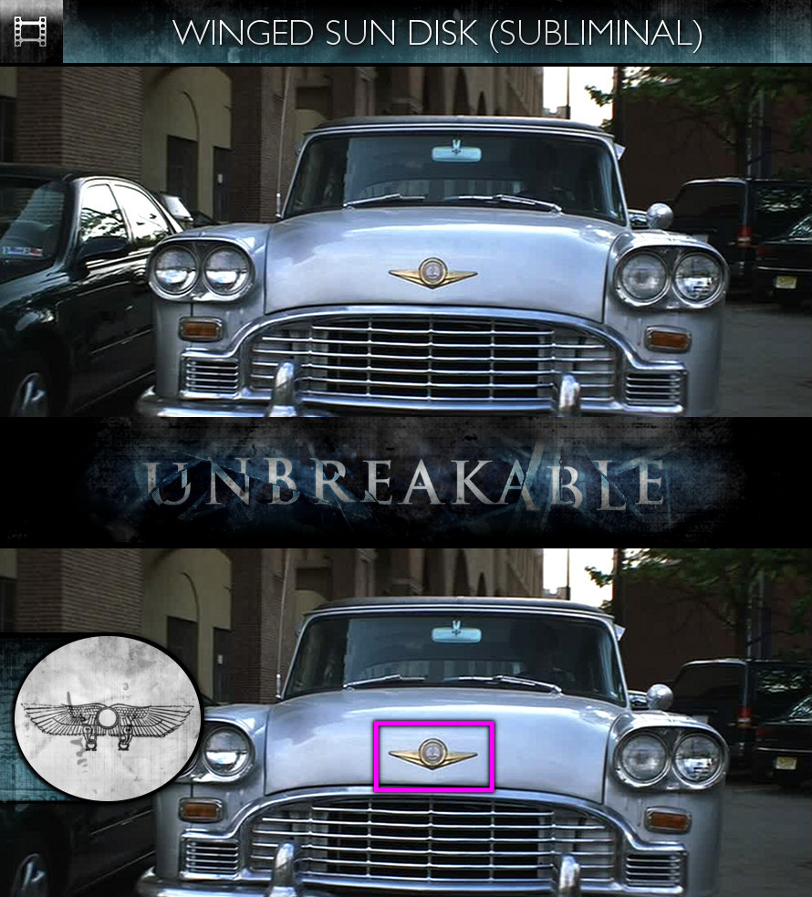 Unbreakable (2000) - Winged Sun-Disk - Subliminal