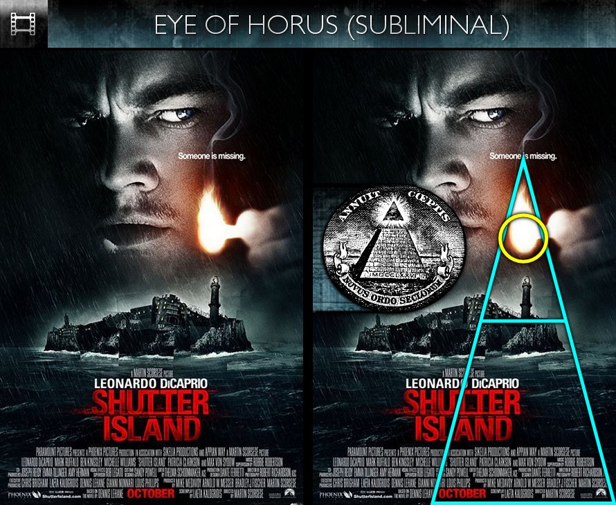 Shutter Island (2010) - Poster - Eye of Horus - Subliminal