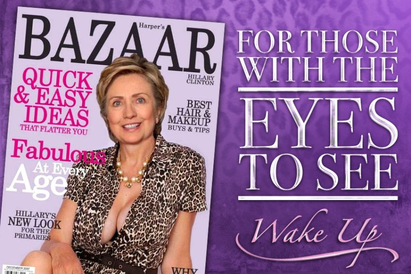 Hillary Clinton - For Those With The Eyes To See-Banner