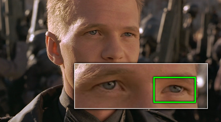 Project Monarch - Starship Troopers (1997) - Droopy Eyelid - Neil Patrick Harris