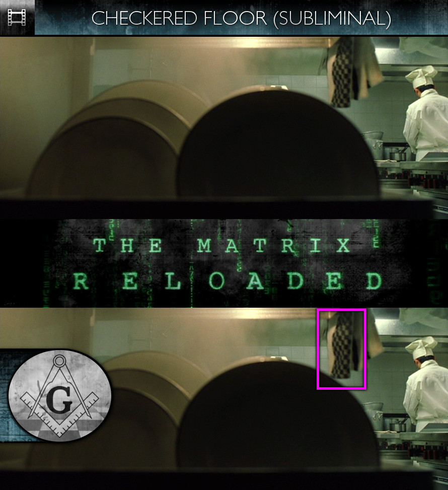 The Matrix Reloaded (2003) - Checkered Floor - Subliminal