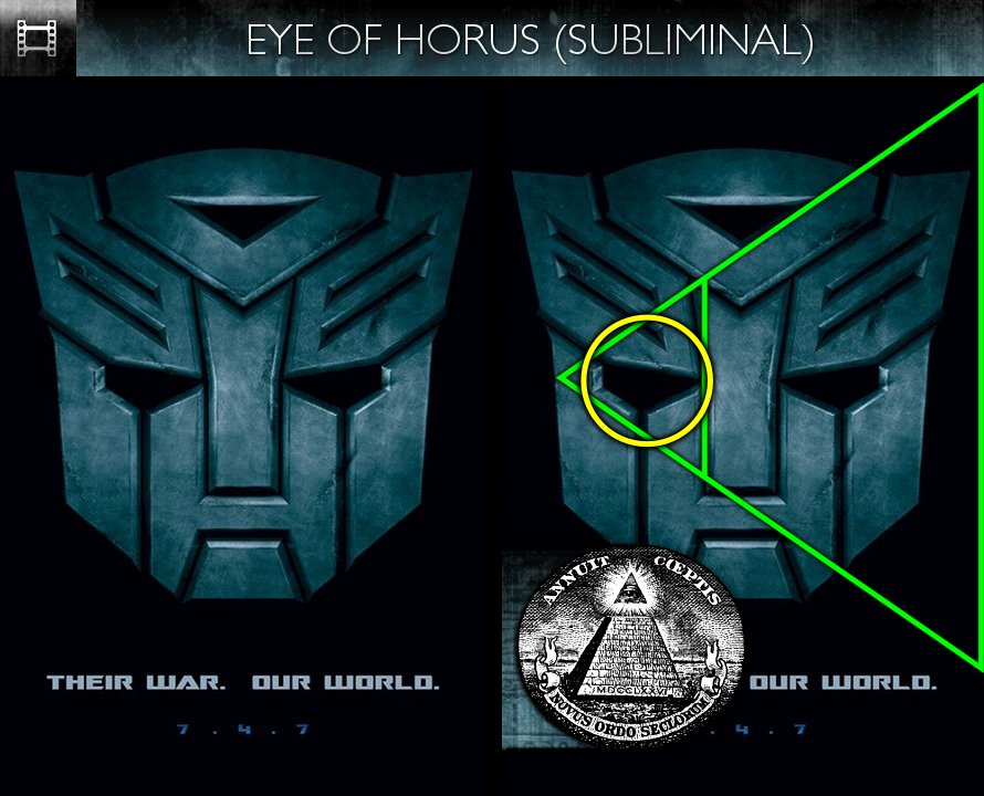 Transformers (2007) - Poster - Eye of Horus - Subliminal