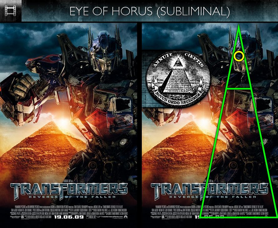 Transformers: Revenge of the Fallen (2009) - Poster - Eye of Horus - Subliminal