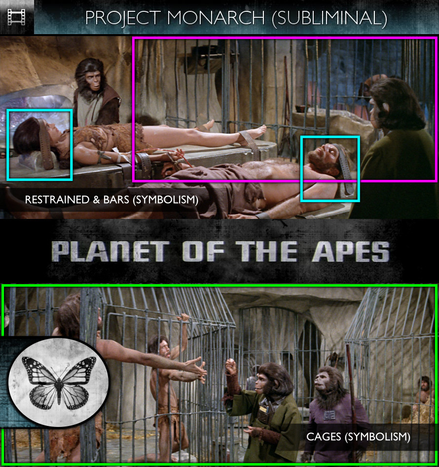 Planet of the Apes (1968) - Project Monarch - Subliminal