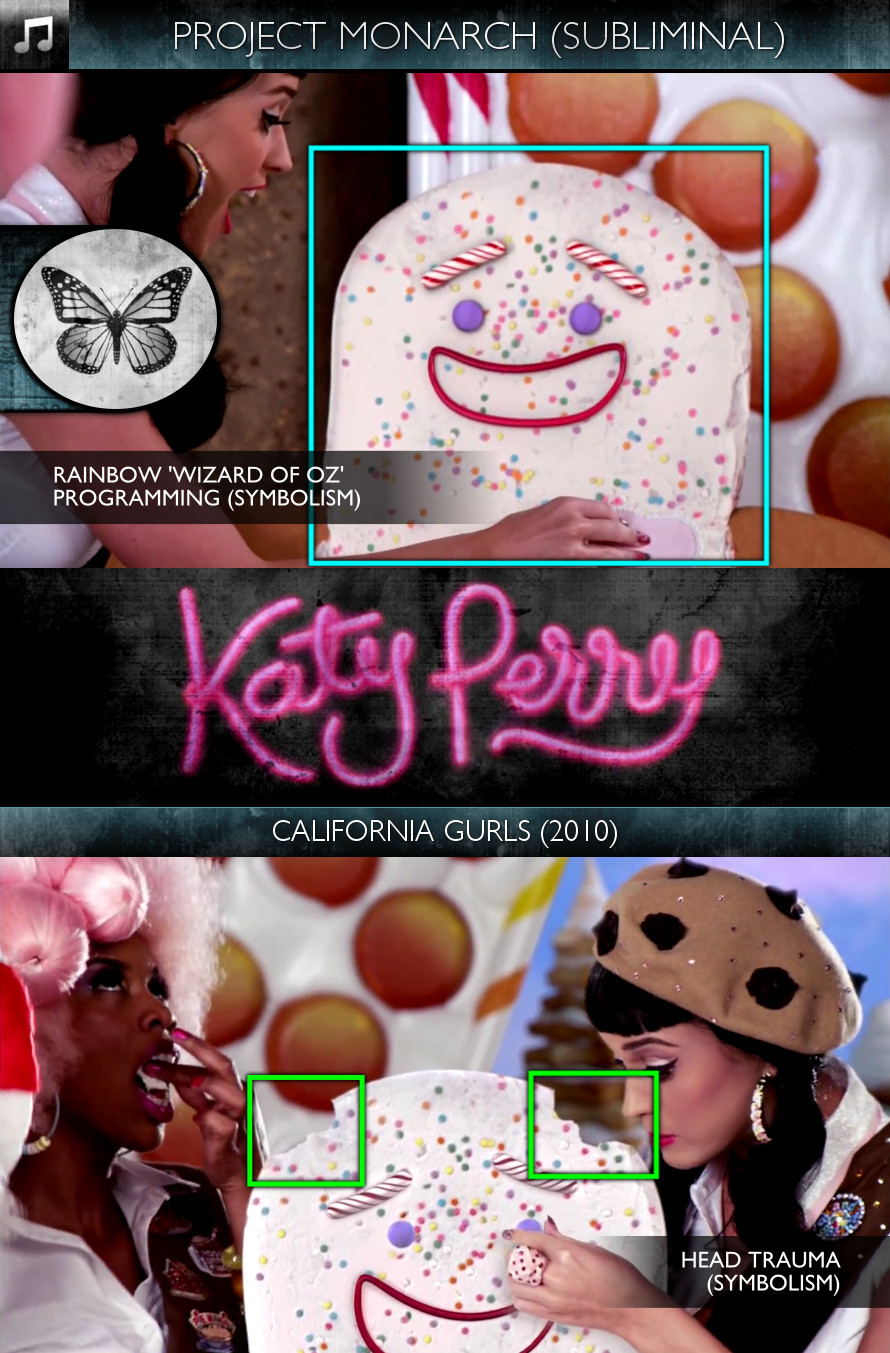 Katy Perry - California Gurls (2010) - Project Monarch - Subliminal