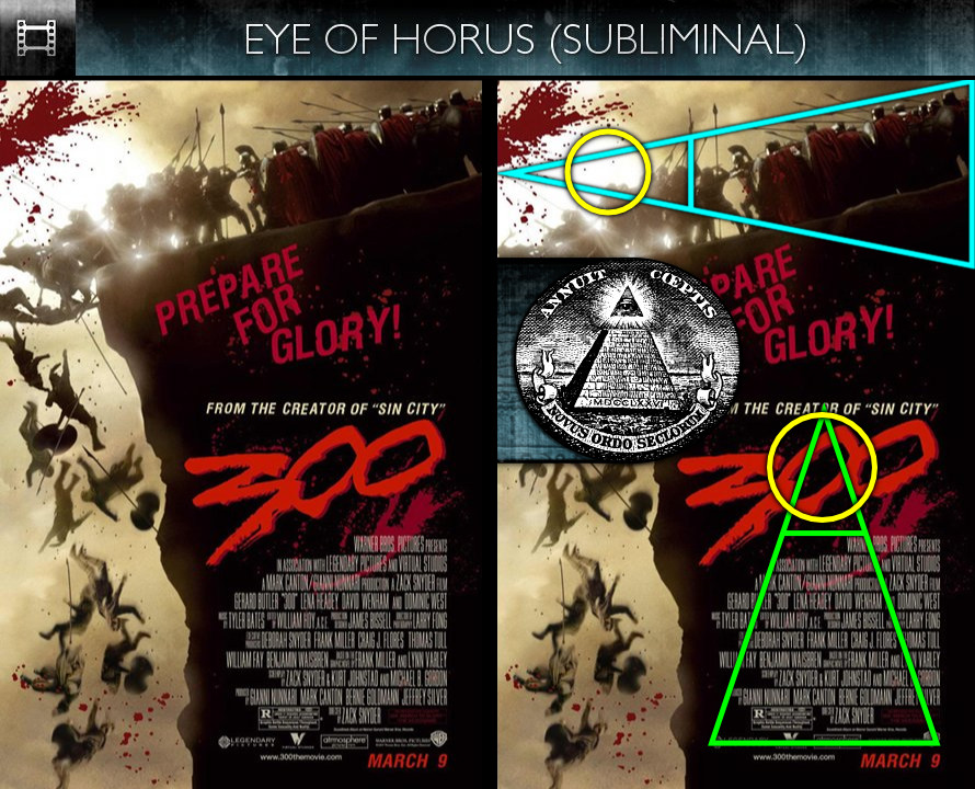 300 (2007) - Poster - Eye of Horus - Subliminal