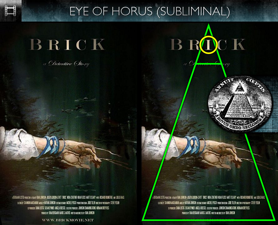 Brick (2006) - Poster - Eye of Horus - Subliminal